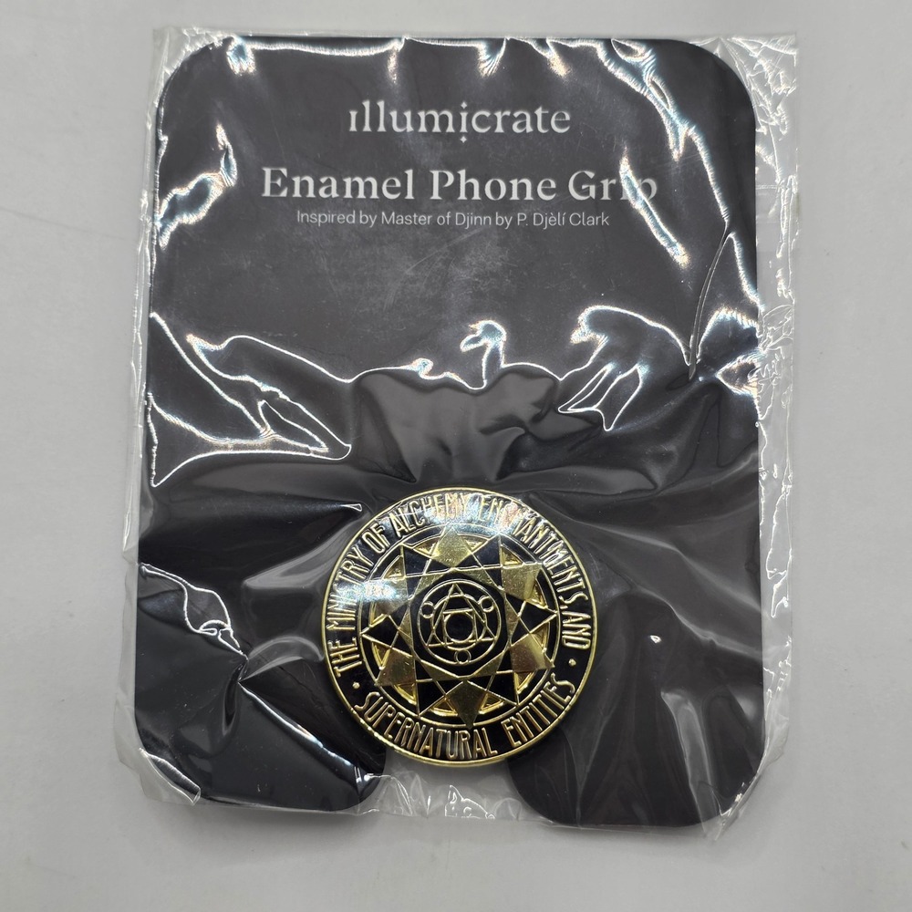 Illumicrate Phone Grip Master of Djinn Ministry of Alchemy Enamel Gold Accessory